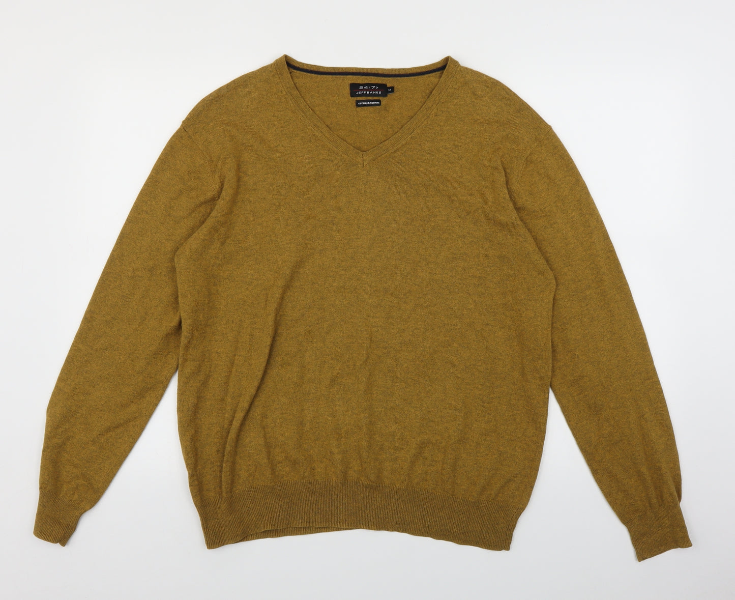 Jeff Banks Mens Yellow   Pullover Jumper Size M