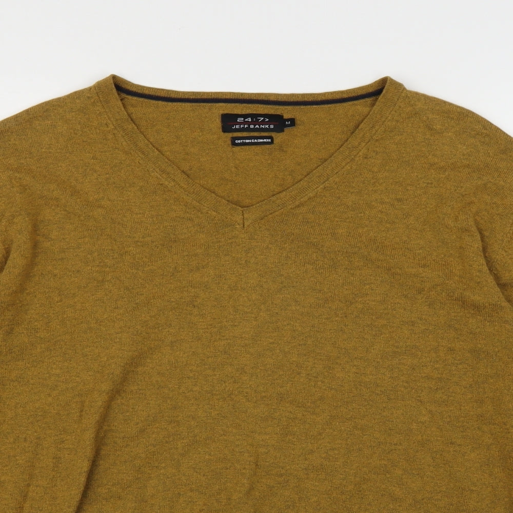 Jeff Banks Mens Yellow   Pullover Jumper Size M