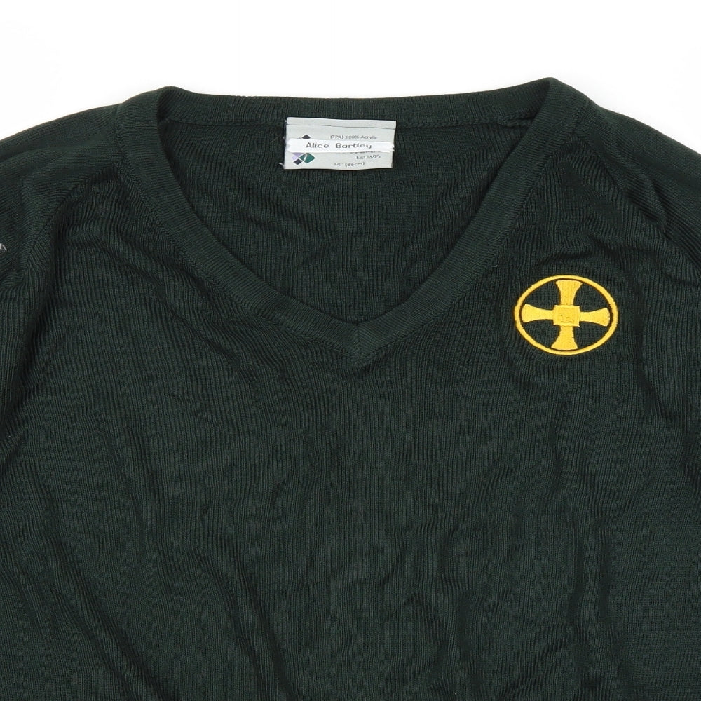 Balmoral Womens Green   Pullover Jumper Size M