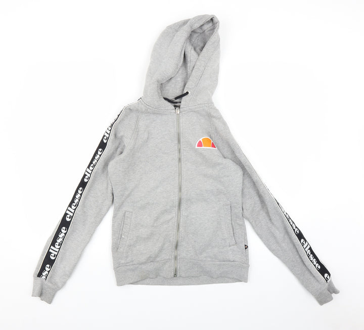 ellesse Womens Grey Pullover Hoodie Size 6