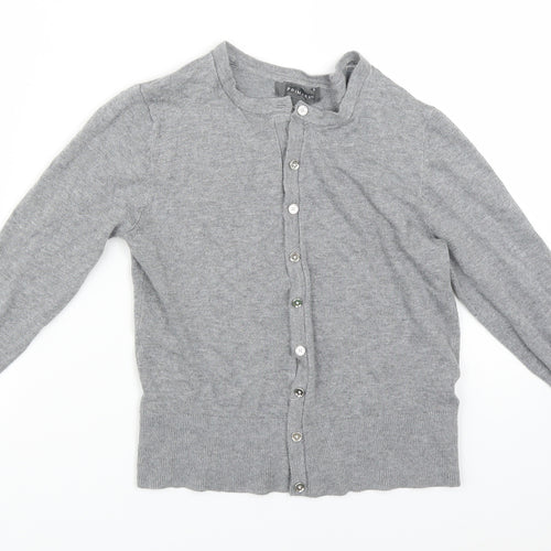 Primark Womens Grey   Cardigan Jumper Size XS