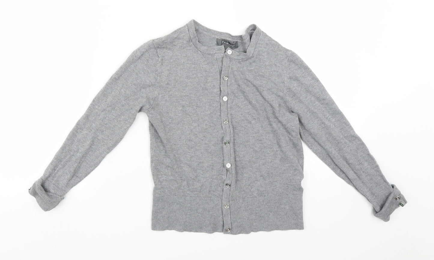 Primark Womens Grey   Cardigan Jumper Size XS