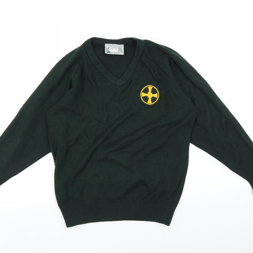 Balmoral Womens Green   Pullover Jumper Size M