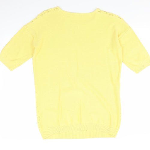 Damart Womens Yellow   Pullover Jumper Size 12