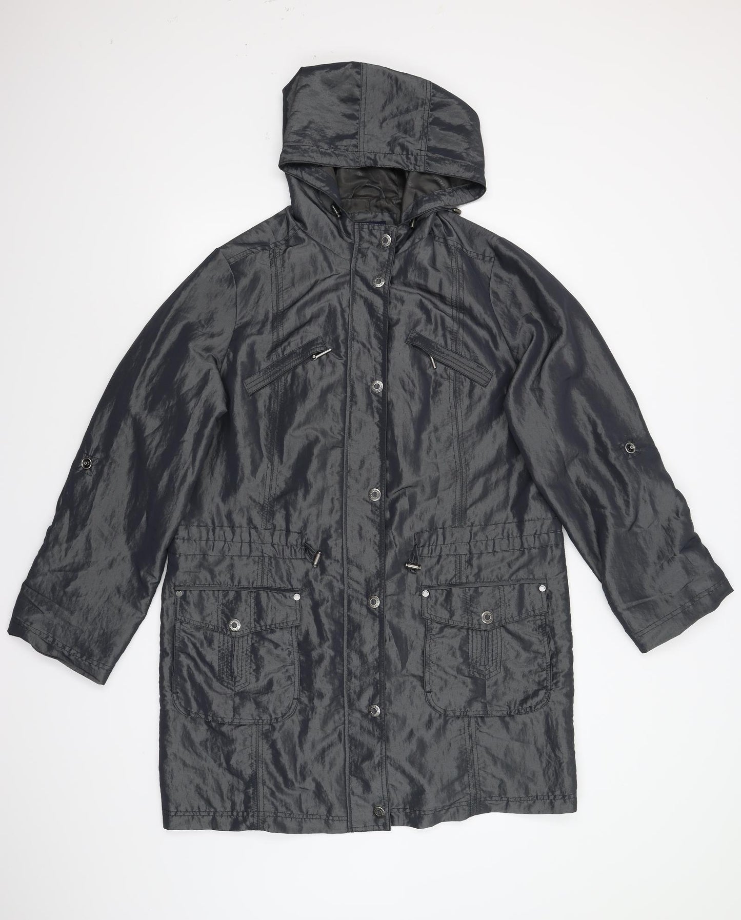 Debenhams Womens Blue   Anorak Coat Size 16