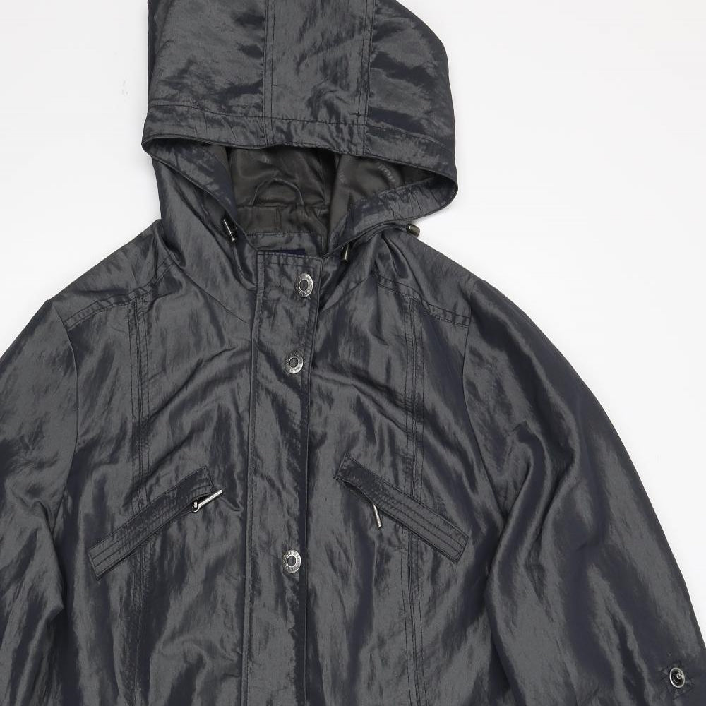 Debenhams Womens Blue   Anorak Coat Size 16