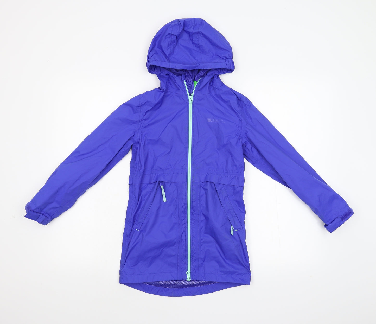 Mountain Warehouse Girls Blue   Anorak Jacket Size 7-8 Years