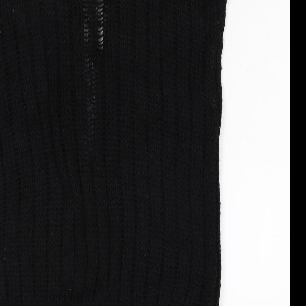 Matalan Womens Black  Knit Vest Jumper Size 18