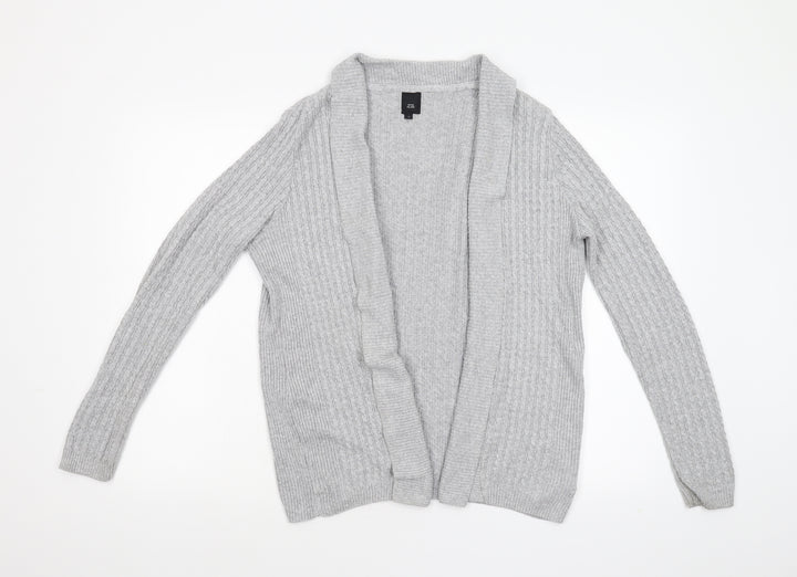 River Island Womens Grey Knit Cardigan Jumper Size M