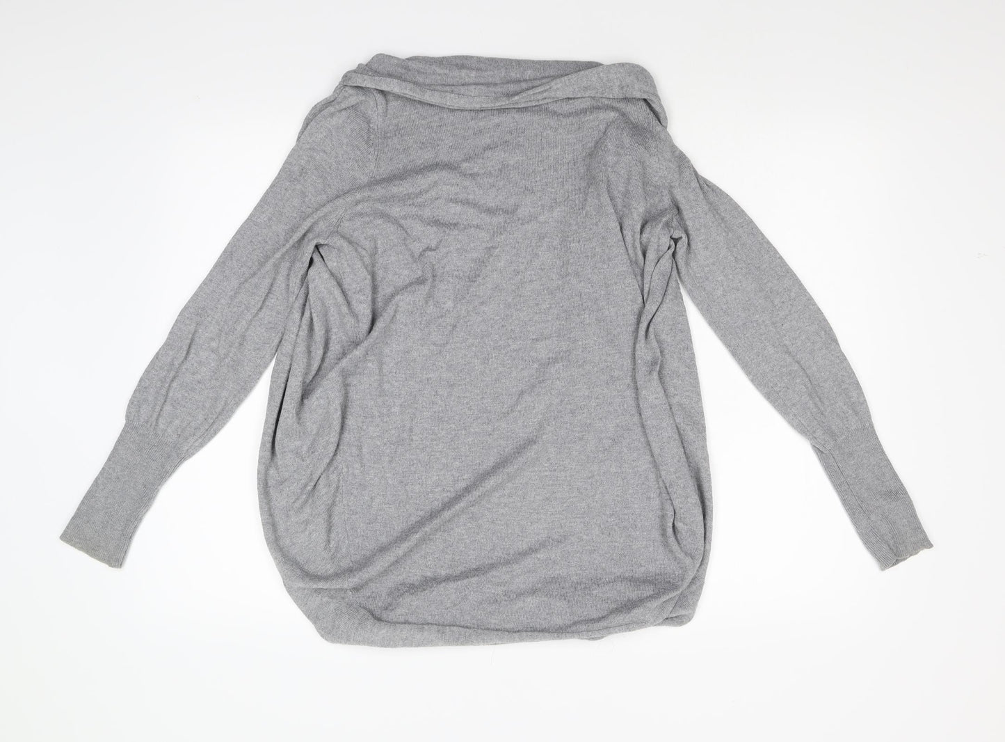 George Womens Grey  Knit Cardigan Jumper Size 12