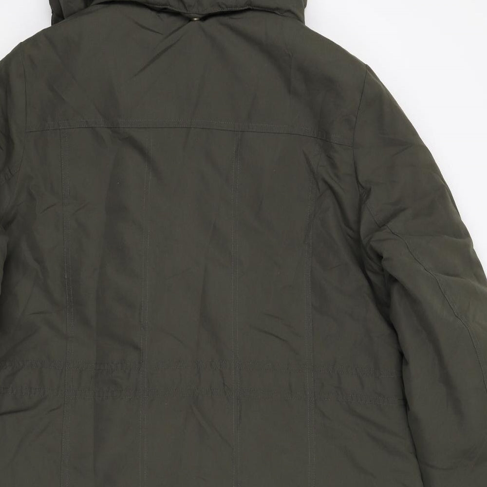 BHS Womens Green   Overcoat Coat Size 20