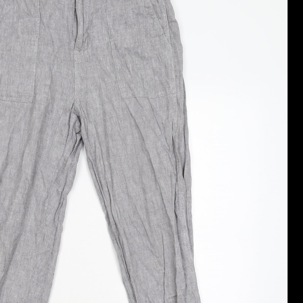 F&F Womens Grey   Trousers  Size 10 L27 in