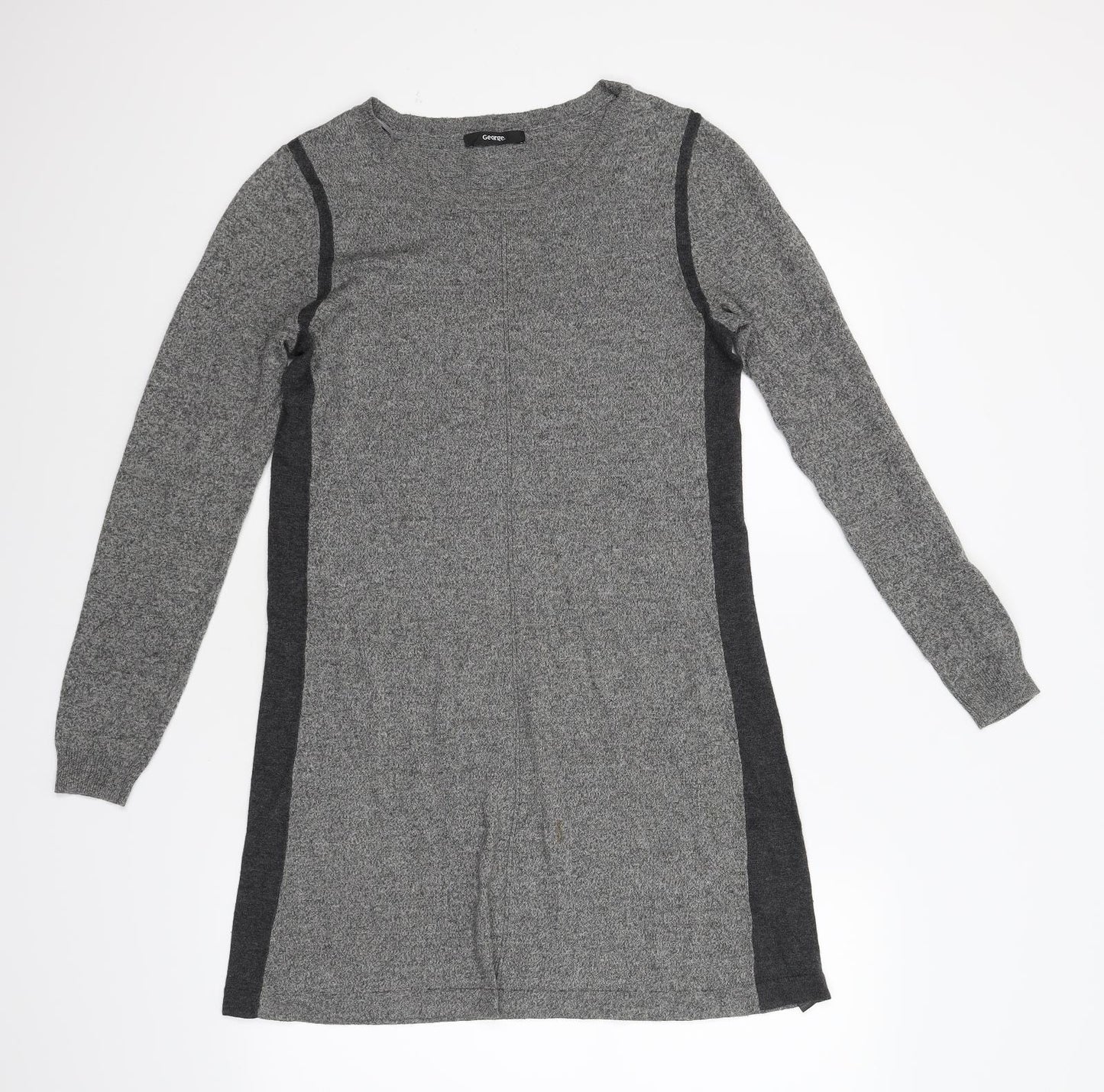 George Womens Grey  Knit Pullover Jumper Size 10