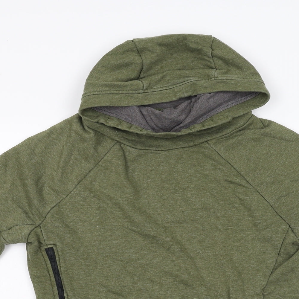 NXT Boys Green  Flannel Pullover Hoodie Size 10 Years