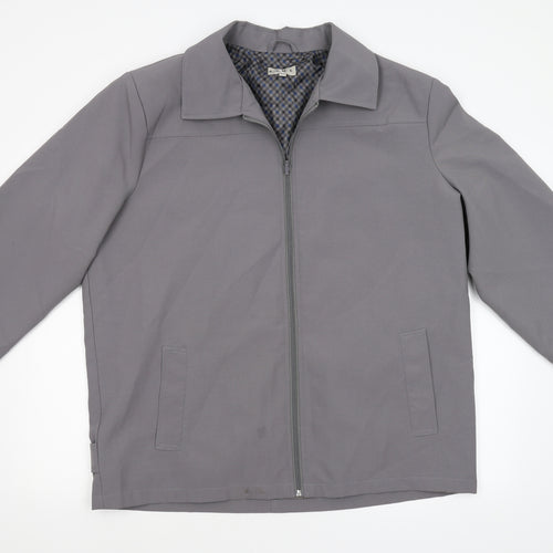 Adme Mens Grey   Anorak Jacket Size XL