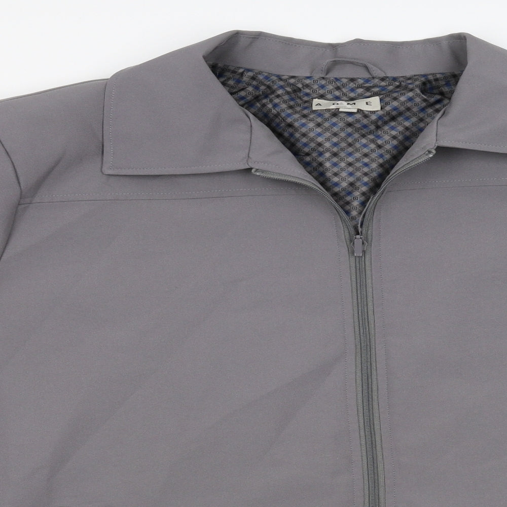 Adme Mens Grey   Anorak Jacket Size XL