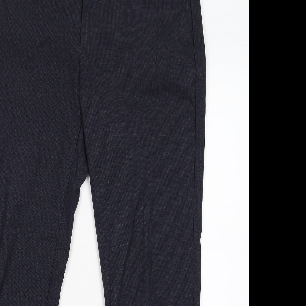 Zara Basic Womens Blue   Trousers  Size 40 L26 in