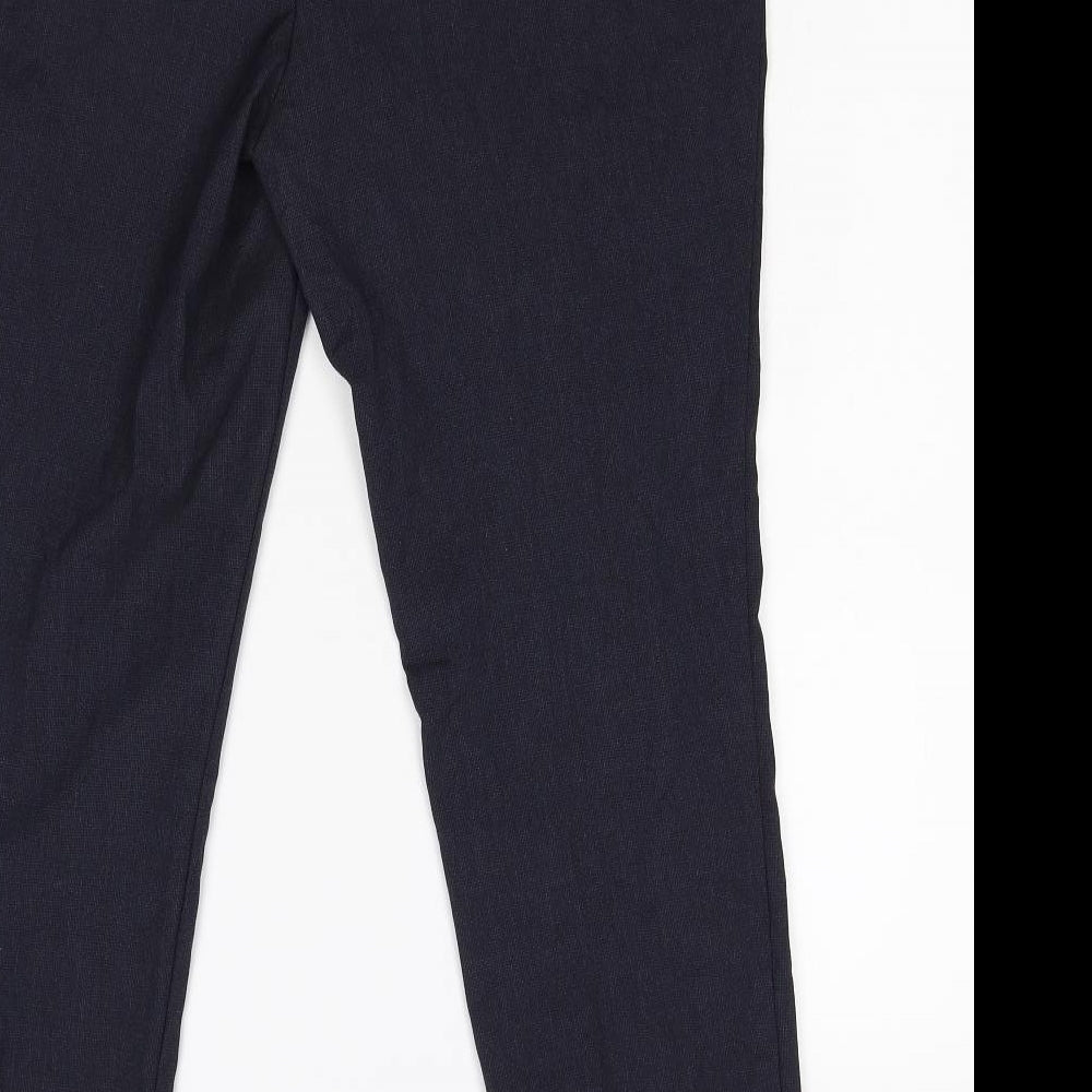 Zara Basic Womens Blue   Trousers  Size 40 L26 in