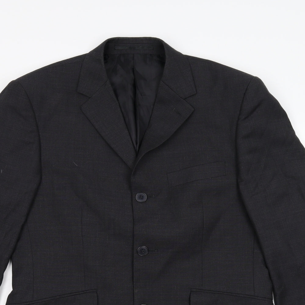 Burton Mens Black   Jacket Suit Jacket Size 36