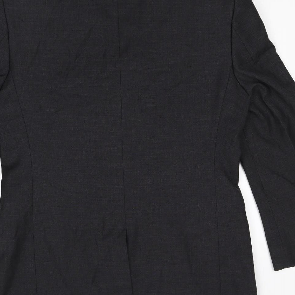 Burton Mens Black   Jacket Suit Jacket Size 36