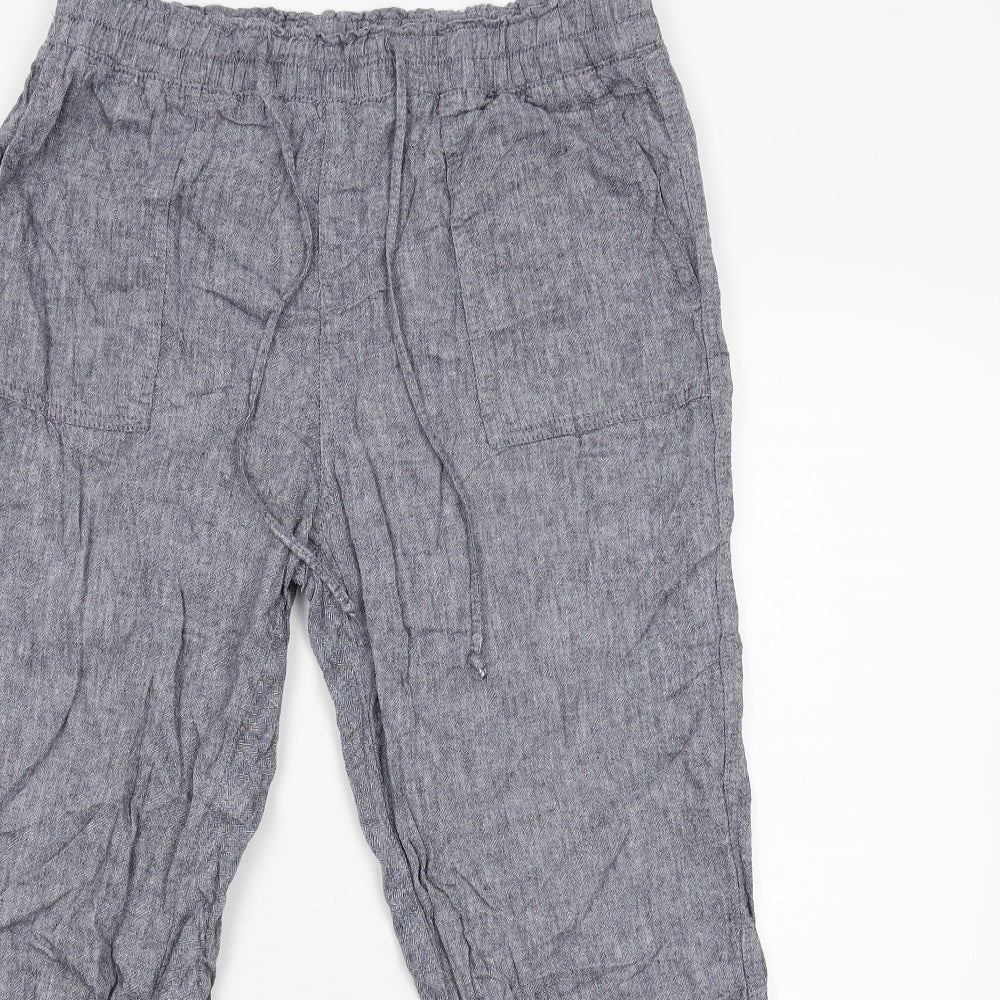 F&F Womens Blue   Trousers  Size 12 L25 in