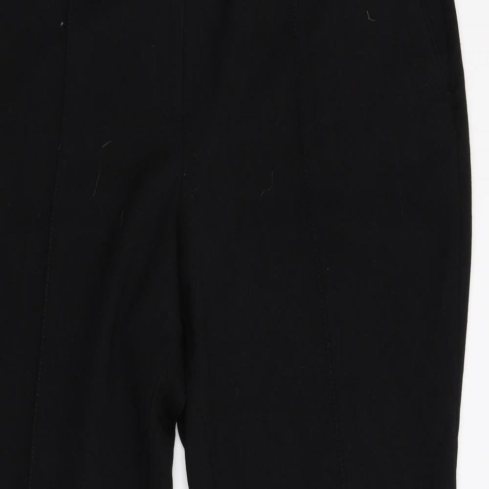 F&F Womens Black  Flannel Trousers  Size 18 L29 in