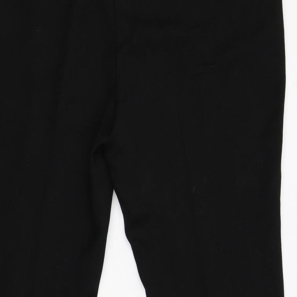 F&F Womens Black  Flannel Trousers  Size 18 L29 in