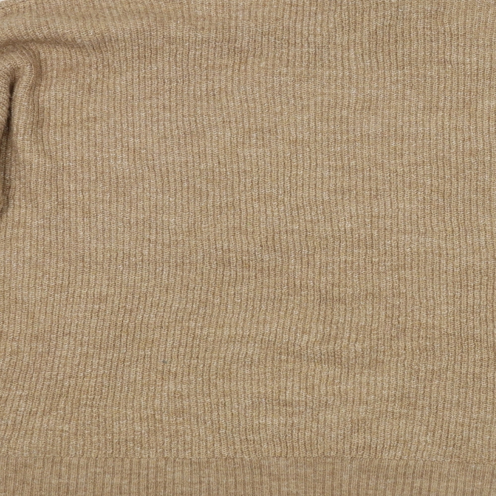 M&Co Womens Brown  Knit Pullover Jumper Size 20