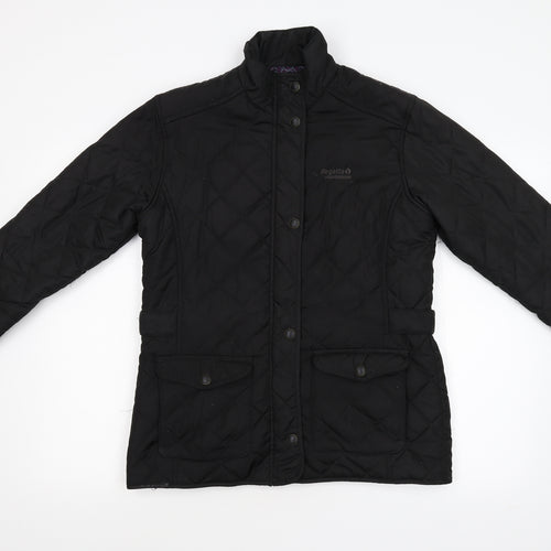 Regatta Womens Black   Quilted Jacket Size 10