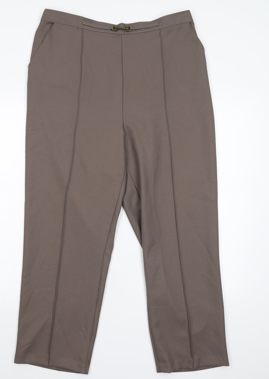 Matalan Womens Brown   Trousers  Size 16 L26 in