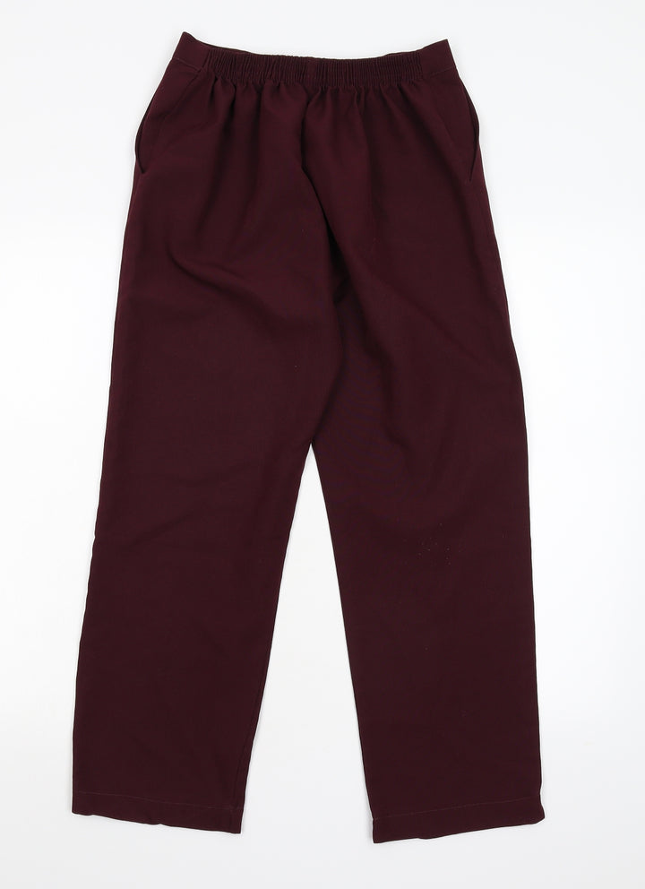 Preworn Girls Red   Carrot Trousers Size 14 Years