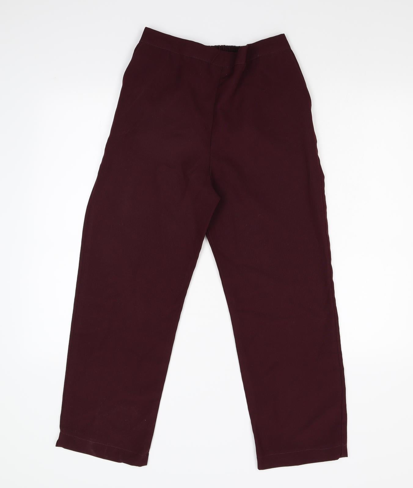 Preworn Girls Red   Carrot Trousers Size 14 Years