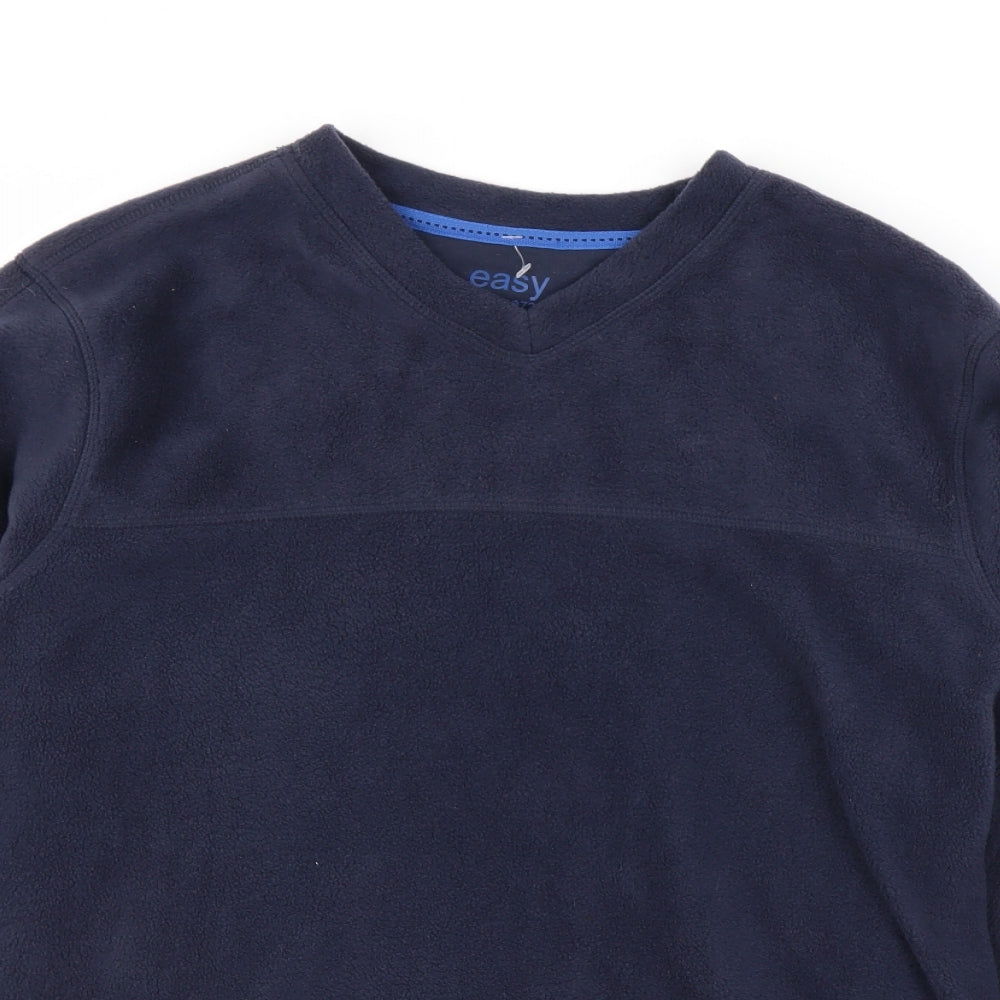 Easy Mens Blue   Pullover Jumper Size S