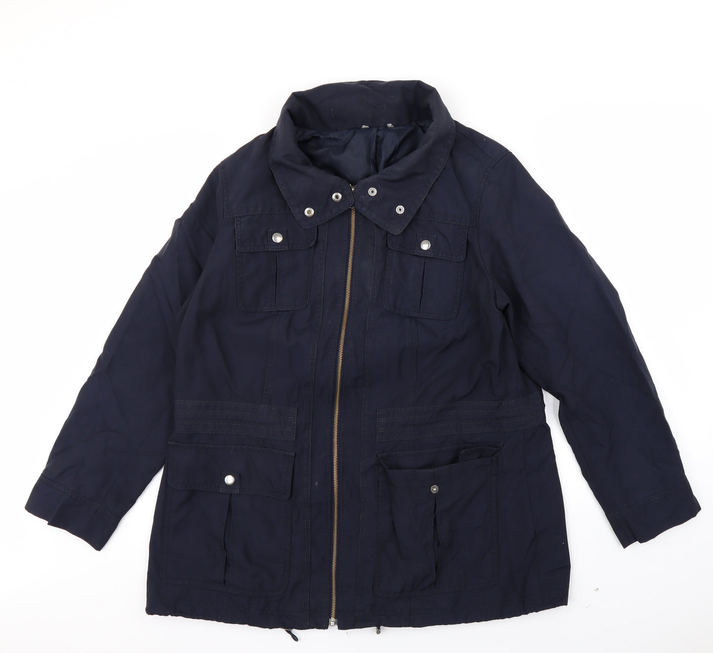 M&S Womens Blue   Jacket Coat Size 16