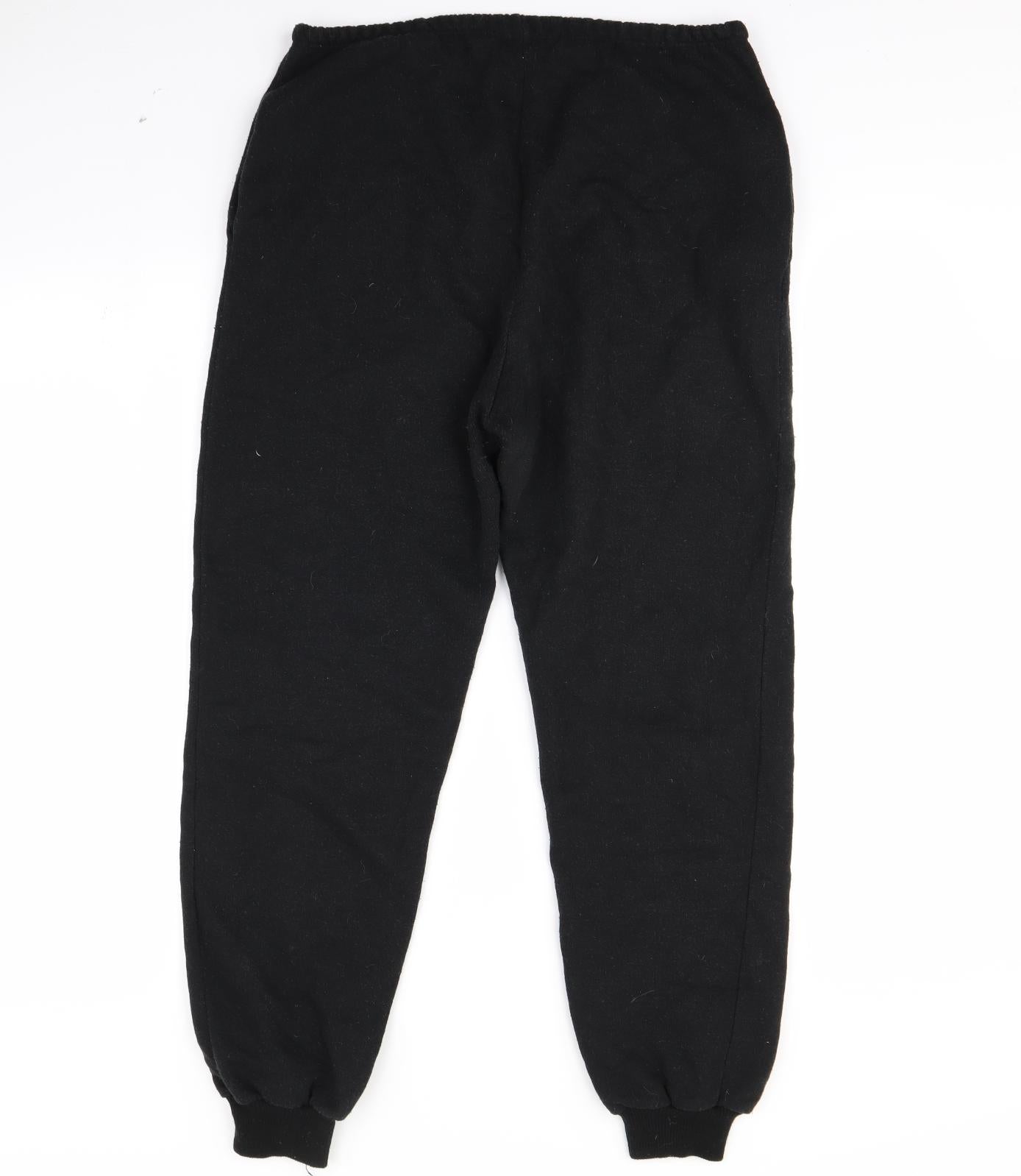 Preworn Womens Black   Jogger Trousers Size M L30 in