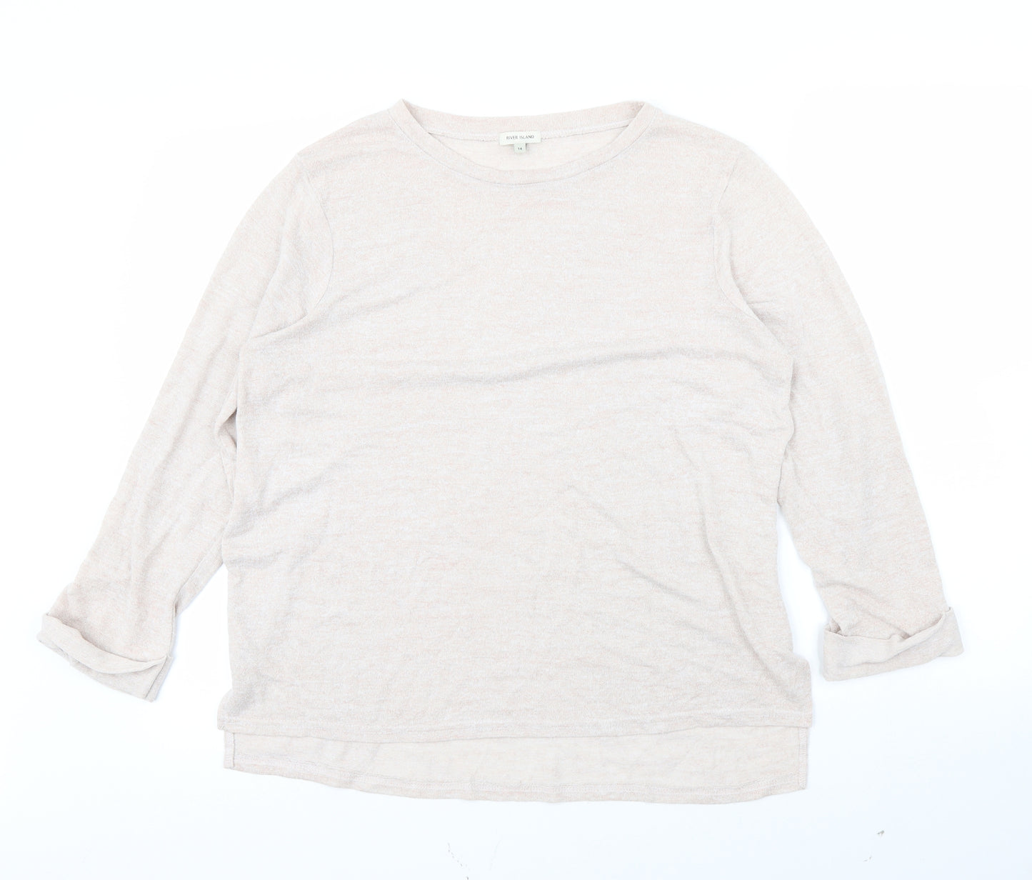 River Island Womens Pink   Pullover Jumper Size 14