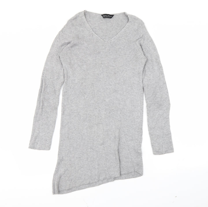 Dorothy Perkins Womens Grey Pullover Jumper Size 10