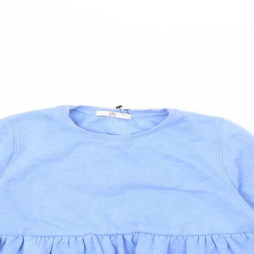 M&S Girls Blue   Pullover Jumper Size 10 Years