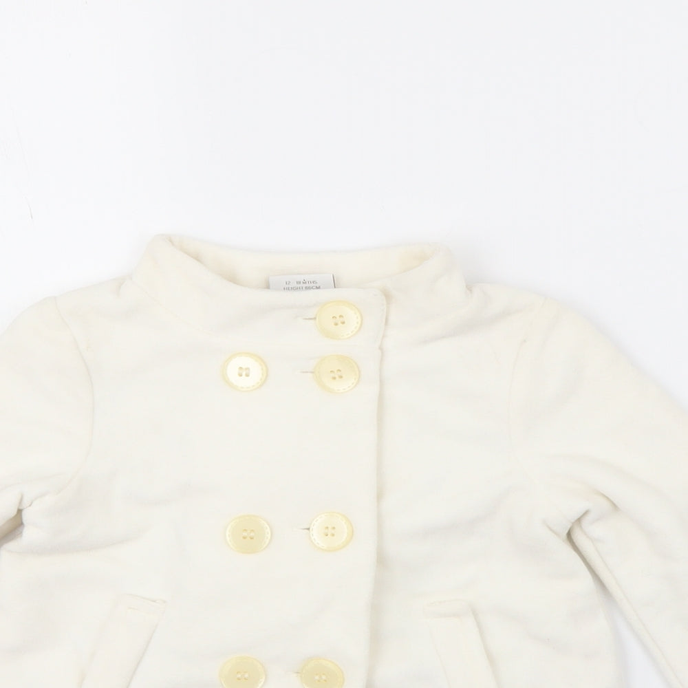 NEXT Girls White   Jacket  Size 12 Months