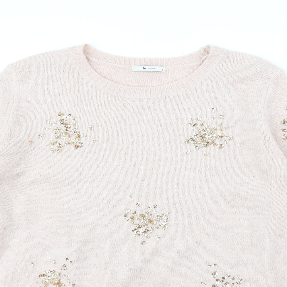 TU Womens Pink   Pullover Jumper Size 16