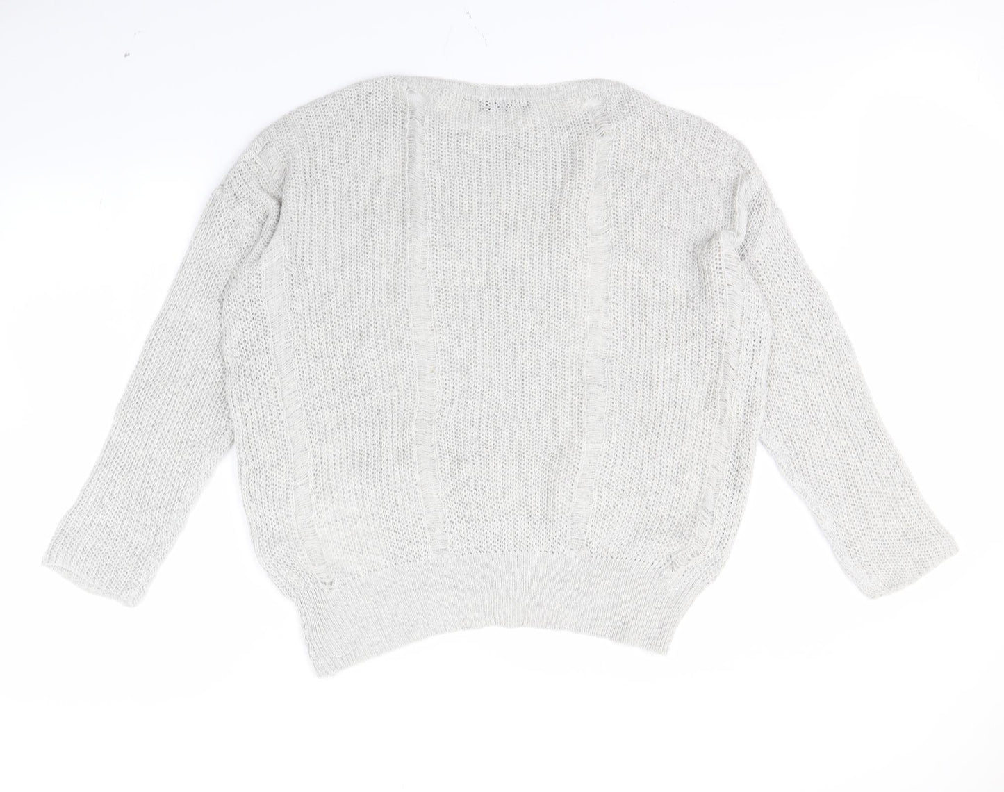 Shein   Womens Grey   Pullover Jumper Size L