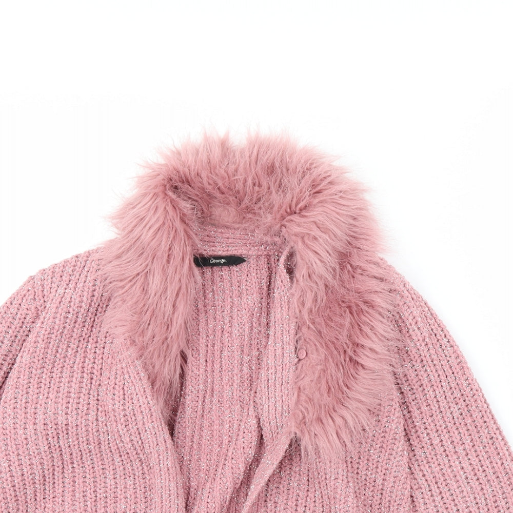 George Girls Pink   Jacket  Size 10 Years