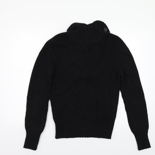 Magliera Moro Womens Black  Knit Pullover Jumper Size M
