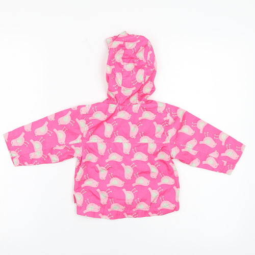 Debenhams Baby Multicoloured Geometric  Anorak Jacket Size 6-9 Months  - Bird