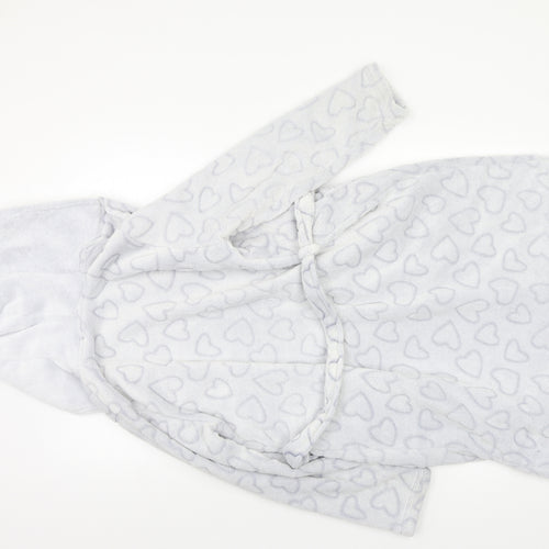 Disney Girls Silver Solid  Kimono Robe Size 11-12 Years  - Disney
