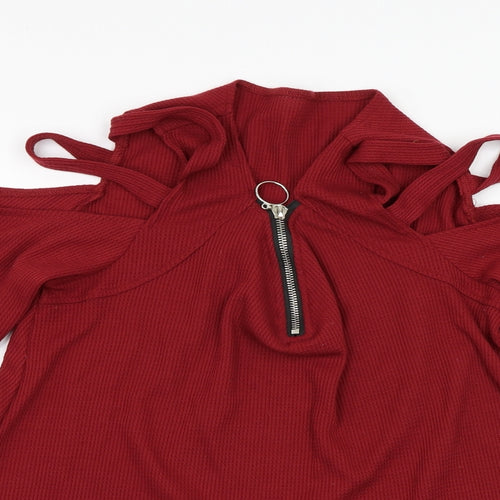 Preworn Womens Red   Pullover Jumper Size M