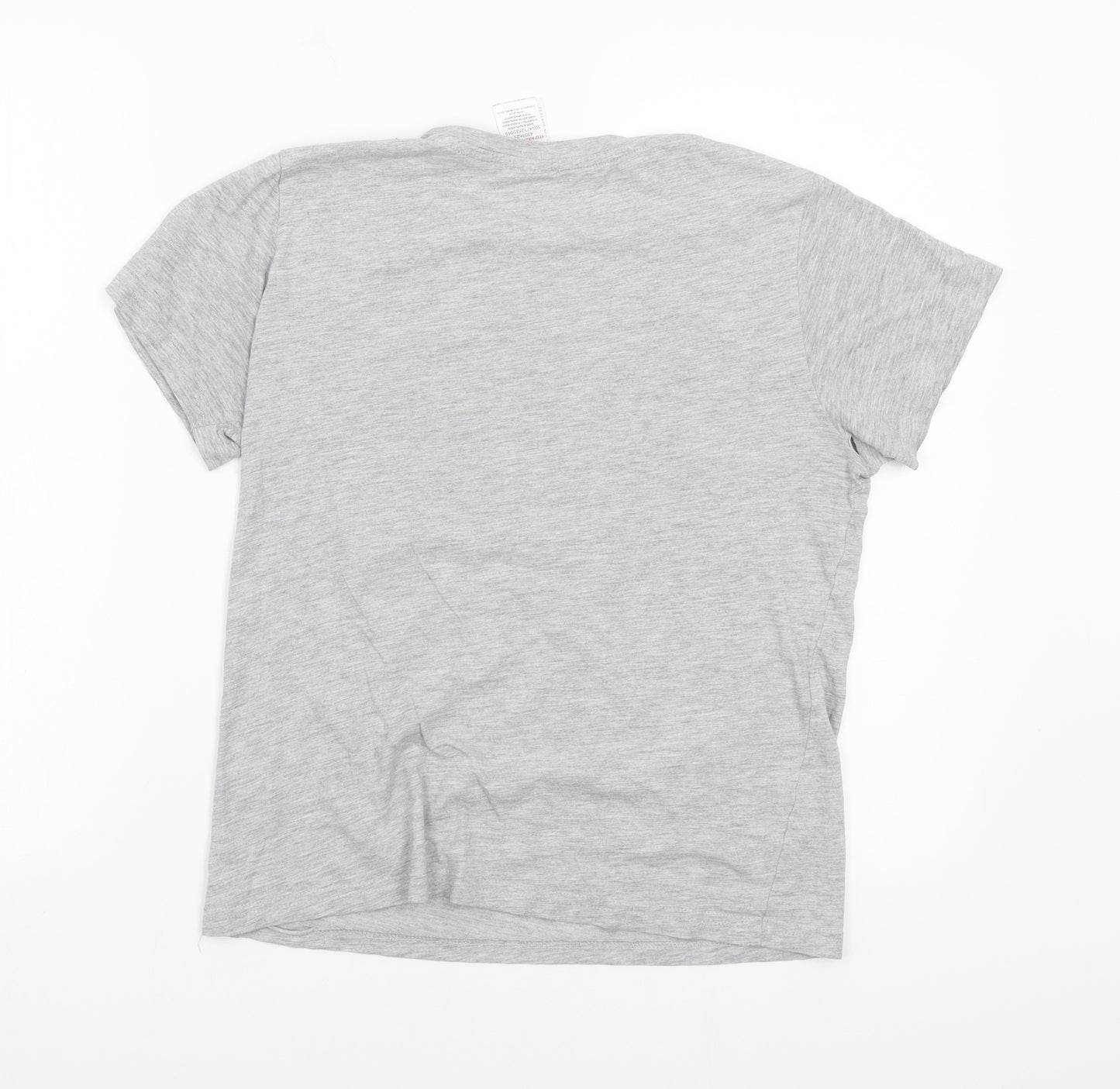 Preworn Boys Grey   Basic T-Shirt Size 12-13 Years