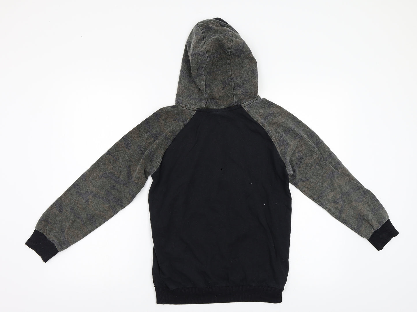 Primark Boys Black   Pullover Hoodie Size 11-12 Years  - Play station