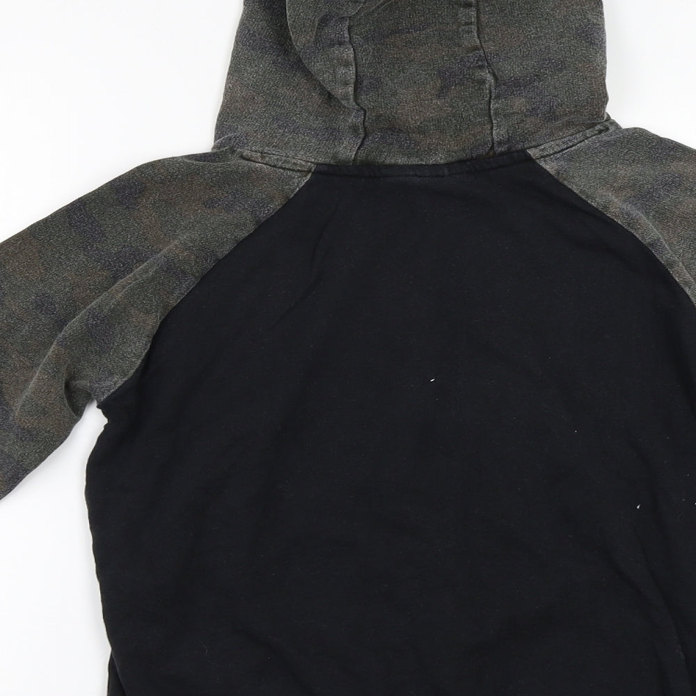 Primark Boys Black   Pullover Hoodie Size 11-12 Years  - Play station