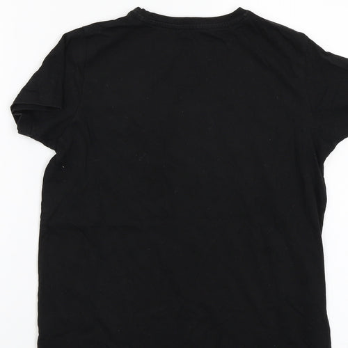 Primark Boys Black   Basic T-Shirt Size 11-12 Years  - Break the rules